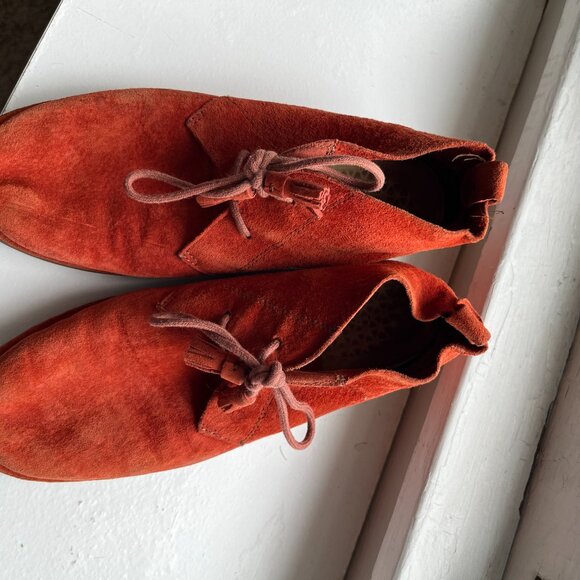 Red Suede Shoes - Picture 4 of 4